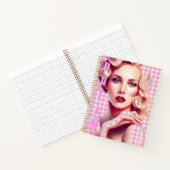 Carnet Patron de fille rose de rêve (Intérieur)