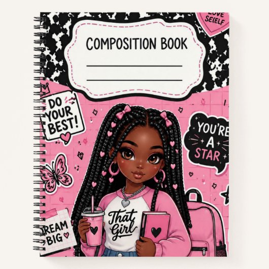 Carnet Patronne confiante (Devant)