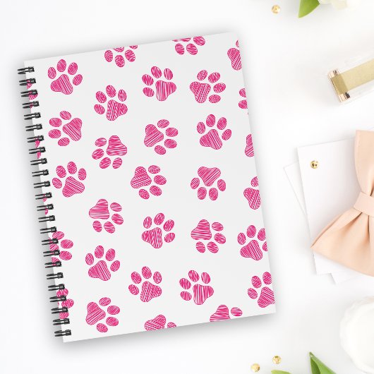 Carnet Patrouilles De Doodle, Paws De Chien, Paws Roses