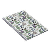 Carnet Patter les yoga poses | Yoga seamless pattern 66 (Côté Droit)