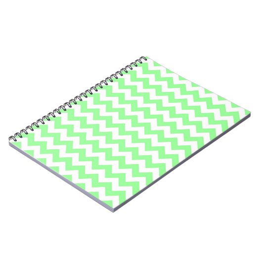 Carnet Pattern de Mint Green White (Côté gauche)