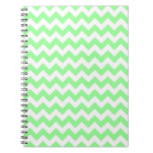 Carnet Pattern de Mint Green White (Devant)