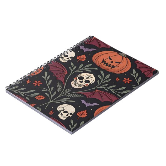 Carnet Pattern d'Halloween (Côté gauche)
