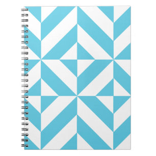 Carnet Patters de Ocean Blue Geometric Deco