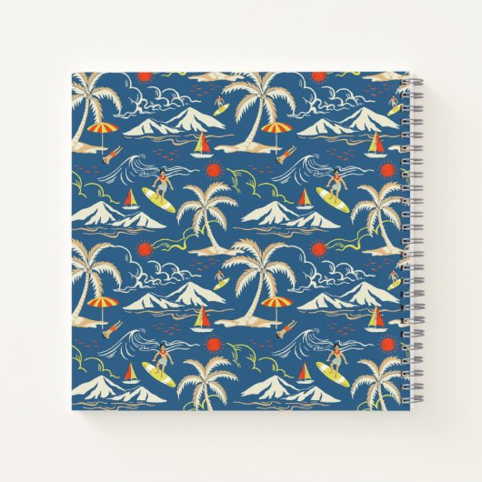 Carnet Patters tropicaux (Dos)