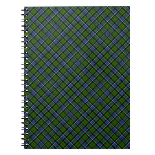 Carnet Patterson Clan Tartan Designed Print (Devant)