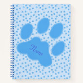 Carnet Pattes bleues (Devant)