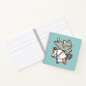 Carnet Pattounes et Jeux – Illustration de Chat Adorable (Intérieur)