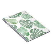 Carnet PattTropical continu motif - watercolo (Côté Droit)