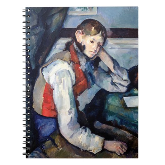 Carnet Paul Cezanne - Garçon dans la veste rouge (Devant)