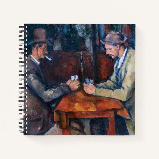 Carnet Paul Cezanne - Les Joueurs De Cartes (Devant)