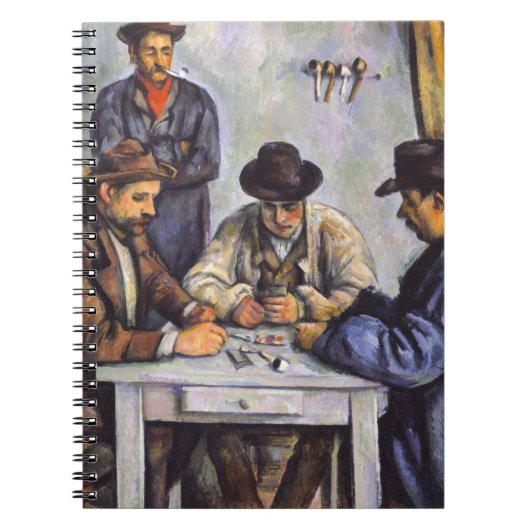 Carnet Paul Cezanne - Les Joueurs De Cartes (Devant)