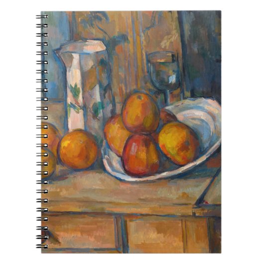 Carnet Paul Cezanne - Nature morte avec pot à lait et fru (Devant)