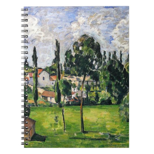 Carnet Paul Cezanne - Paysage avec ligne de flottaison, (Devant)