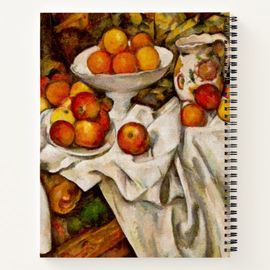 Carnet Paul Cezanne Pomples Oranges Impressionnisme (Dos)