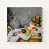 Carnet Paul Cezanne - Rideau, bol de jug et de fruits (Dos)