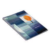 Carnet Paul Klee Harbinger d'automne. art bleu vintage (Côté Droit)