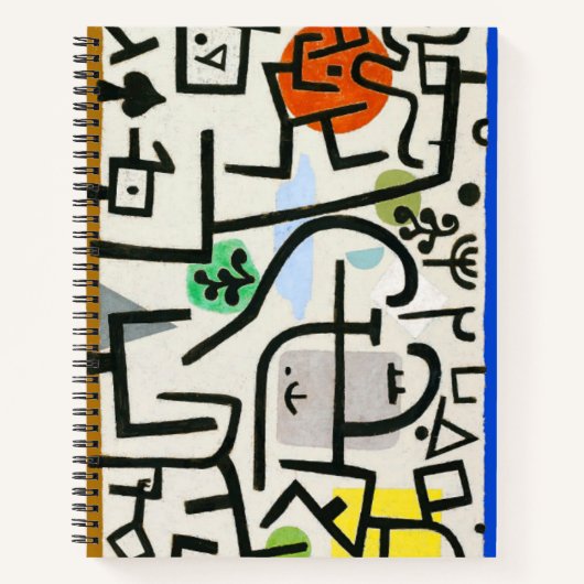 Carnet Paul Klee Rich Harbor Expressionnisme abstrait (Devant)