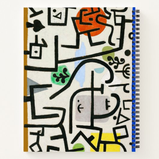 Carnet Paul Klee Rich Harbour Expressionnisme Abstrait (Dos)