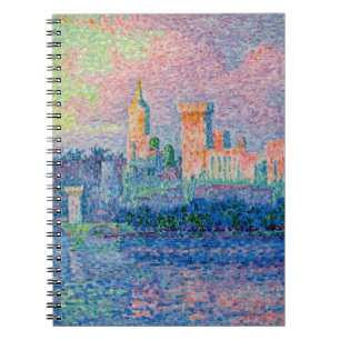 Carnet Paul Signac - Le Palais des Papes, Avignon