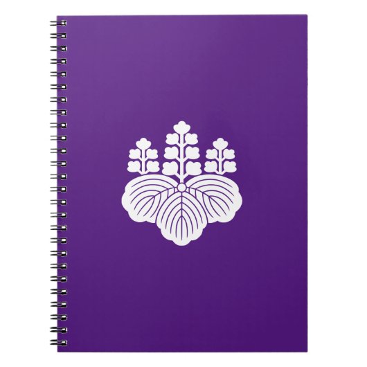 Carnet Paulownia avec 5-7 fleurs (Devant)
