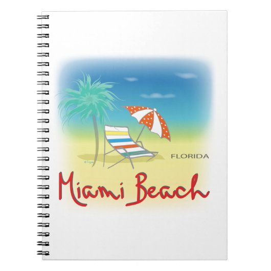 Carnet Paumes de Miami Beach (Devant)