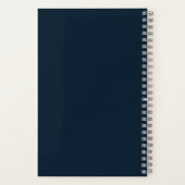 Carnet Pause to Reflect – Midnight Blue Minimalist (Verso)