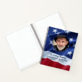 Carnet Pavillon américain patriotique vétéran funéraire l (Intérieur)