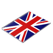 Carnet Pavillon britannique Union Jack d'Angleterre (Côté gauche)