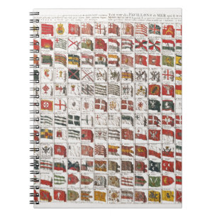Carnet Pavillons Maritimes Anciens du Monde Poster