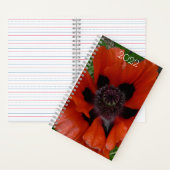 Carnet pavot d'Orient     (À l'intérieur)