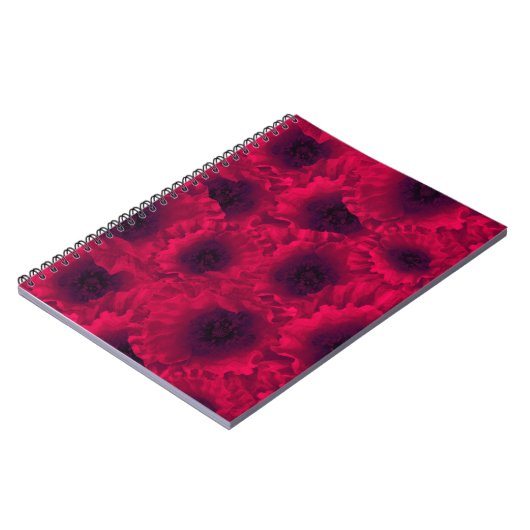 Carnet Pavot rouge (Côté gauche)