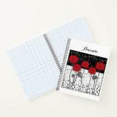 Carnet Pavot rouge (Intérieur)
