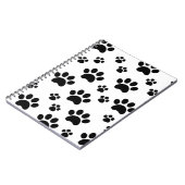 Carnet Pawprint noir et blanc (Côté gauche)