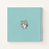 Carnet Paws and Play – Adorable Cat Illustration (Dos)