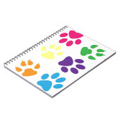 Carnet Paws colorés pour chiens (Côté gauche)