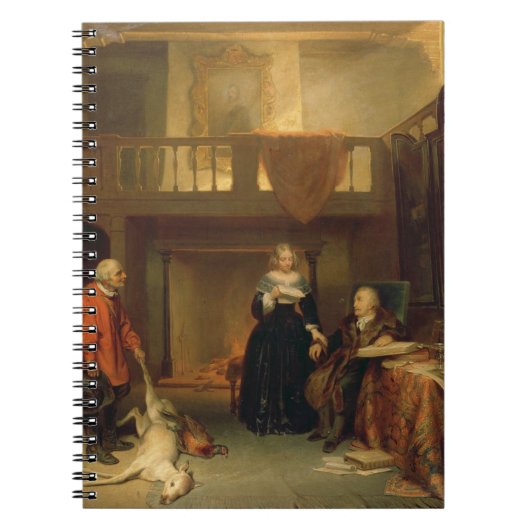Carnet Payant le dîme (huile sur le panneau) (Devant)