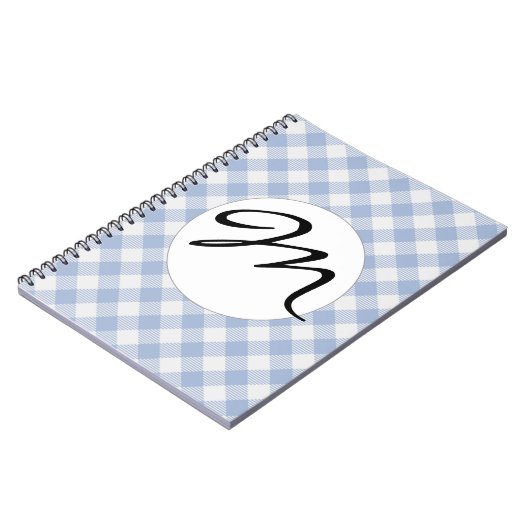 Carnet Pays En vichy bleu (Côté gauche)