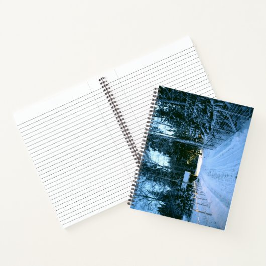Carnet Pays Neige de Noël (Intérieur)