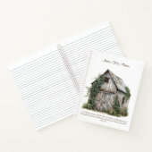 Carnet Pays Rustique Grande Spirale Professionnelle Perso (Intérieur)