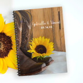 Carnet Pays Sunflower Mariage Ouest
