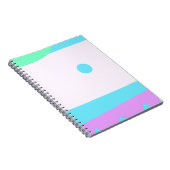 Carnet Paysage Abstrait avec lune bleue - (Côté Droit)