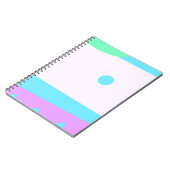 Carnet Paysage Abstrait avec lune bleue - (Côté gauche)