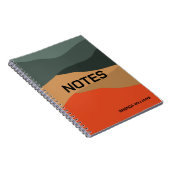 Carnet Paysage abstrait coloré (Côté Droit)