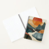 Carnet Paysage Abstrait de Boho (5) (Intérieur)