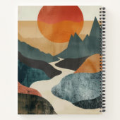 Carnet Paysage Abstrait de Boho (5) (Dos)