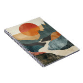 Carnet Paysage Abstrait de Boho (5) (Côté Droit)