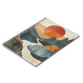 Carnet Paysage Abstrait de Boho (5) (Côté gauche)