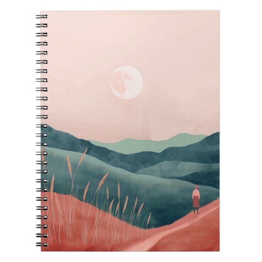 Carnet Paysage Abstrait de Boho (7) (Devant)