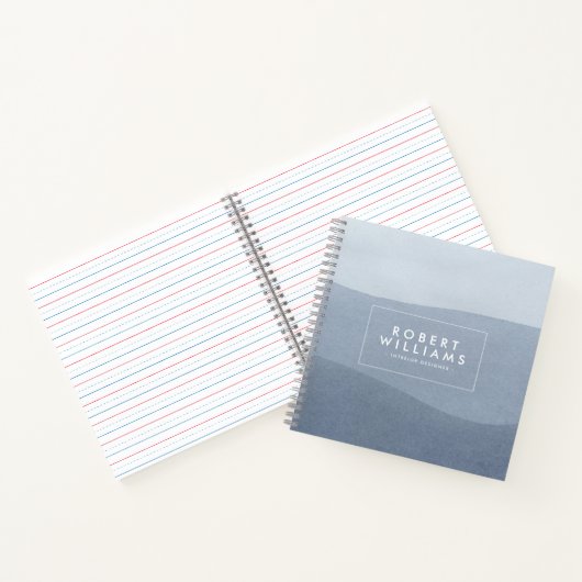 Carnet Paysage Abstrait moderne et paisible (Intérieur)